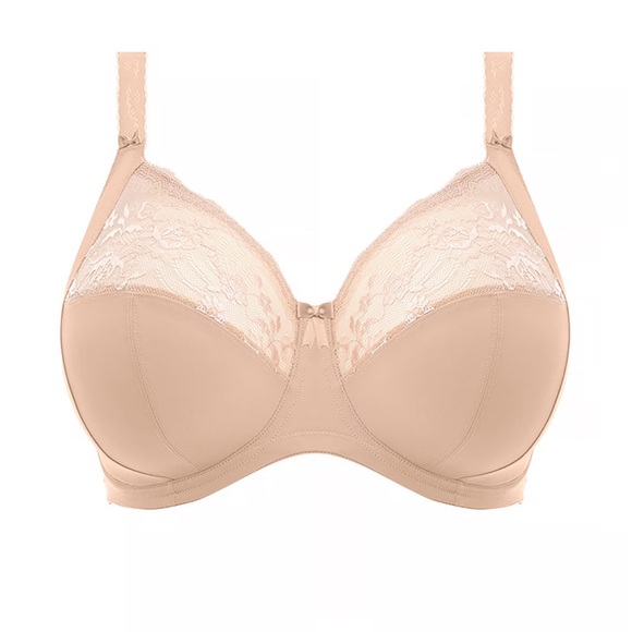 Gently Worn Morgan Elomi bra. Size 44 DDD (44 E) Color is tan called Sahara. - Picture 1 of 10